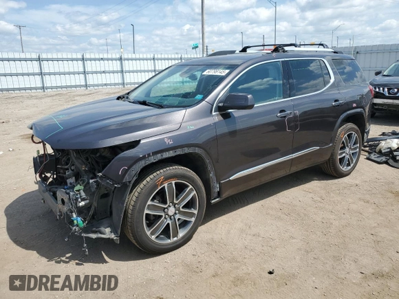 2018 GMC Acadia Denali with VIN 1GKKNXLS9JZ200084, listed as a Copart auction lot 60798145 with 170,029 mi miles and Salvage title. Bid and sale history available at DreamBid. Image 1.