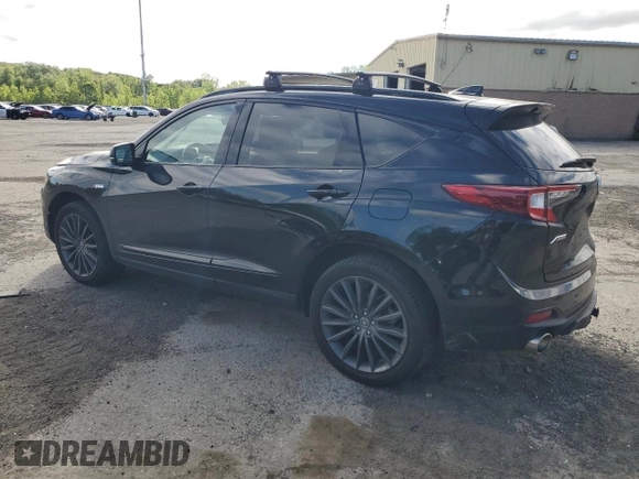 2023 Acura RDX Advance with VIN 5J8TC2H80PL019474, listed as a Copart auction lot 57216245 with 16,359 mi miles and Salvage title. Bid and sale history available at DreamBid. Image 2.
