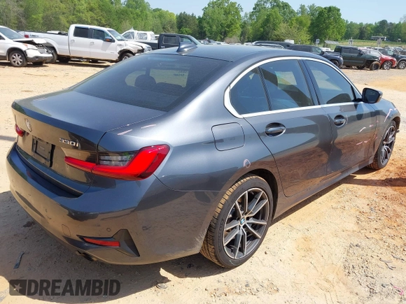 2019 BMW 3 Series 330i with VIN WBA5R1C5XKFH00567, listed as a IAAI auction lot 42076068 with 160,576 mi miles and . Bid and sale history available at DreamBid. Image 4.