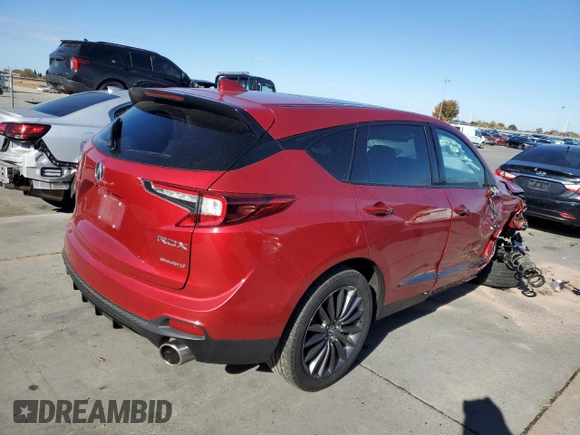 2022 Acura RDX PMC Edition with VIN 5J8TC2H81NL001921, listed as a Copart auction lot 80665954 with 57,354 mi miles and Salvage Title. Bid and sale history available at carsss.com. Image 3.