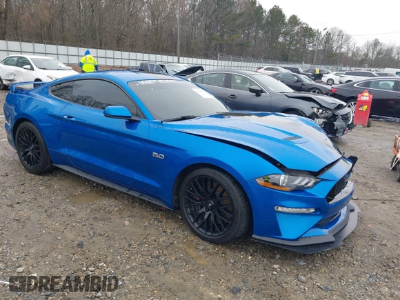 2020 Ford Mustang GT with VIN 1FA6P8CF8L5100316, listed as a IAAI auction lot 41620350 with 115,661 mi miles and . Bid and sale history available at DreamBid. Image 1.
