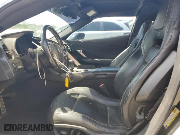 2014 Chevrolet Corvette 3LT with VIN 1G1YE2D72E5100689, listed as a Copart auction lot 50596915 with 83,073 mi miles and Salvage title. Bid and sale history available at DreamBid. Image 7.