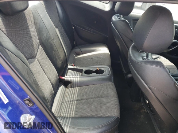 2012 Hyundai Veloster w/Red Int with VIN KMHTC6AD2CU048049, listed as a Copart auction lot 63796274 with 122,914 mi miles and Salvage title. Bid and sale history available at DreamBid. Image 10.