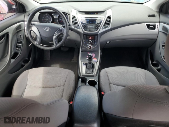 2016 Hyundai Elantra SE with VIN 5NPDH4AE6GH759826, listed as a Copart auction lot 64439635 with 57,043 mi miles and Salvage title. Bid and sale history available at DreamBid. Image 8.