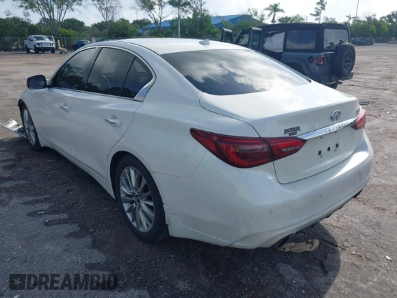 2021 Infiniti Q50 Luxe z VIN JN1EV7BP7MM701341, wystawiony jako IAAI lot #42482824 z przebiegiem 71 146 mil mil oraz . Historia ofert i sprzedaży dostępna na DreamBid. Obrazek 3.