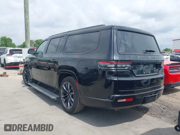 2024 Jeep Grand Wagoneer Series II with VIN 1C4SJSFP1RS158161, listed as a IAAI auction lot 41876881 with 23,329 mi miles and . Bid and sale history available at DreamBid. Image 3.