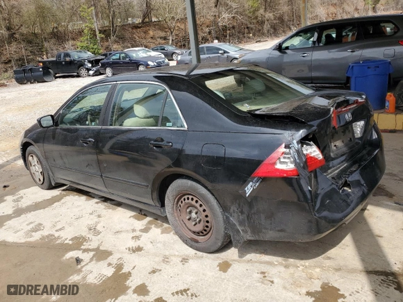 2006 Honda Accord Sdn LX with VIN 3HGCM56436G709259, listed as a Copart auction lot 49078135 with 222,212 mi miles and Salvage Title. Bid and sale history available at carsss.com. Image 2.