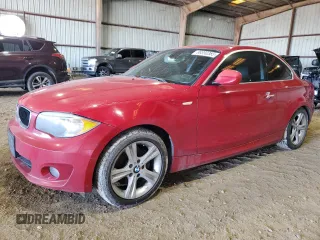 2012 BMW 1 Series 128i with VIN WBAUP7C51CVP23292, listed as a Copart auction lot 89350385 with 126,430 mi miles and Salvage title. Bid and sale history available at DreamBid. Image 1.