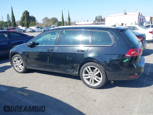 2015 Volkswagen Golf SportWagen TDI S with VIN 3VWCA7AU3FM500306, listed as a IAAI auction lot 41555391 with 187,142 mi miles. Bid and sale history available at carsss.com. Image 14.