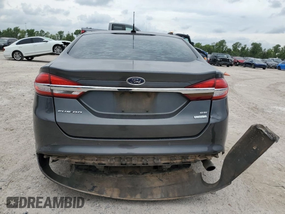 2017 Ford Fusion SE with VIN 3FA6P0HD1HR140783, listed as a Copart auction lot 54942525 with 161,957 mi miles and Clean Title. Bid and sale history available at DreamBid. Image 6.
