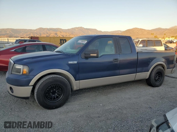 2007 Ford F-150 XLT with VIN 1FTPX12587FA77795, listed as a Copart auction lot 81786534 with 191,340 mi miles and Salvage Title. Bid and sale history available at carsss.com. Image 1.