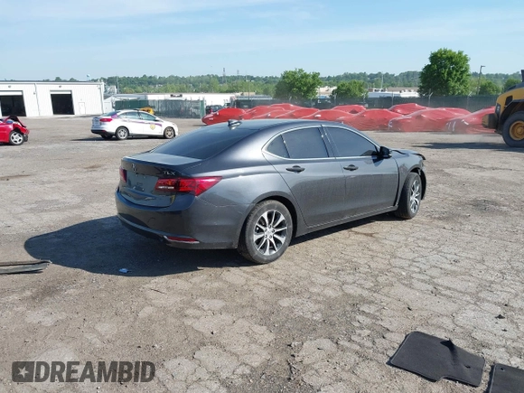 2015 Acura TLX with VIN 19UUB1F34FA026219, listed as a IAAI auction lot 42240969 with 84,617 mi miles and . Bid and sale history available at DreamBid. Image 4.