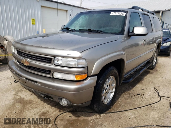 2001 Chevrolet Suburban LT z VIN 3GNFK16T91G263331, wystawiony jako Copart lot #47511634 z przebiegiem Nie podano mil oraz Szkoda całkowita • Salvage title. Historia ofert i sprzedaży dostępna na DreamBid. Obrazek 1.