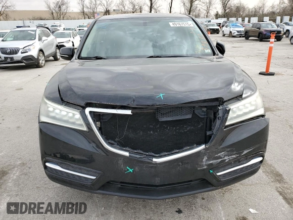 2016 Acura MDX with VIN 5FRYD3H28GB019291, listed as a Copart auction lot 49167515 with 133,164 mi miles and Clean Title. Bid and sale history available at carsss.com. Image 5.