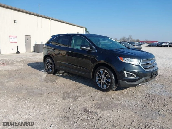 2015 Ford Edge Titanium with VIN 2FMTK4K96FBB84518, listed as a IAAI auction lot 41786259 with 153,525 mi miles. Bid and sale history available at carsss.com. Image 1.