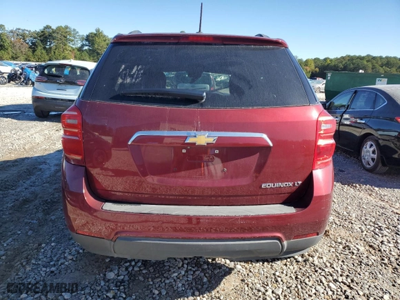 2016 Chevrolet Equinox LT with VIN 2GNALCEK7G1161975, listed as a Copart auction lot 72431883 with 143,154 mi miles and Salvage Title. Bid and sale history available at carsss.com. Image 6.