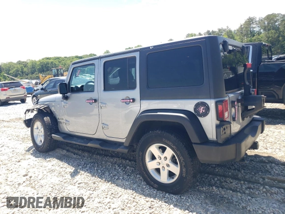 2016 Jeep Wrangler Unlimited Sport с VIN 1C4HJWDGXGL219048, выставлен на аукционе Copart как лот 55418275 с пробегом 151 211 миль миль и Списание • Salvage title. История ставок и продаж доступна на DreamBid. Изображение 2.