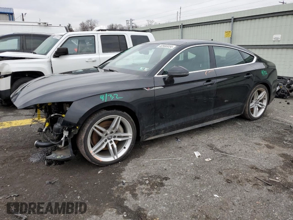 2018 Audi A5 Sportback Premium Plus with VIN WAUENCF53JA060424, listed as a Copart auction lot 40566934 with 60,963 mi miles. Bid and sale history available at carsss.com. Image 1.
