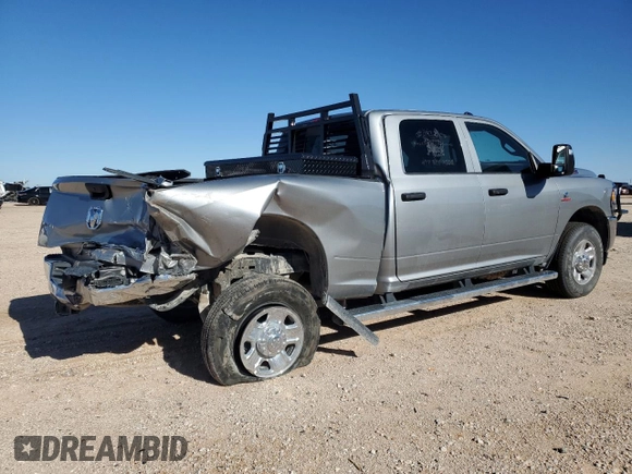 2023 Ram 2500 Tradesman with VIN 3C6UR5CL9PG615878, listed as a Copart auction lot 81137594 with 5,057 mi miles and Salvage Title. Bid and sale history available at carsss.com. Image 3.