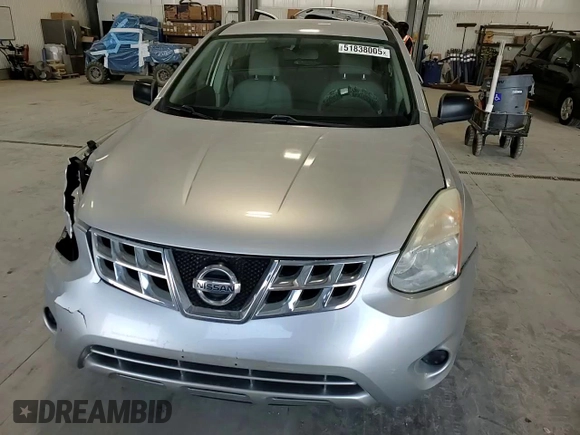 2012 Nissan Rogue S with VIN JN8AS5MT7CW251541, listed as a Copart auction lot 51838005 with 139,668 mi miles and Salvage Title. Bid and sale history available at carsss.com. Image 11.
