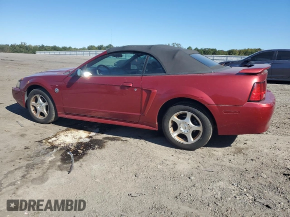 2004 Ford Mustang Deluxe with VIN 1FAFP44404F102515, listed as a Copart auction lot 75318024 with 65,383 mi miles and Salvage Title. Bid and sale history available at carsss.com. Image 2.