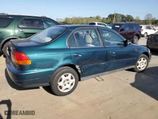 1998 Honda Civic EX with VIN 1HGEJ864XWL048125, listed as a Copart auction lot 73940844 with 146,271 mi miles and Salvage Title. Bid and sale history available at carsss.com. Image 3.