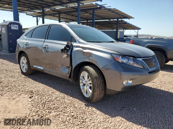 2012 Lexus RX 450h with VIN JTJZB1BA4C2408052, listed as a Copart auction lot 47407135 with 136,084 mi miles and Salvage title. Bid and sale history available at DreamBid. Image 4.