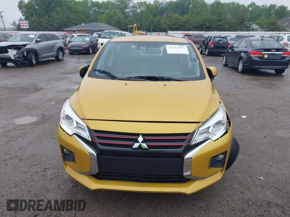 2024 Mitsubishi Mirage Black Edition with VIN ML32AWHJ7RH003579, listed as a IAAI auction lot 42312871 with 25,160 mi miles and . Bid and sale history available at DreamBid. Image 12.