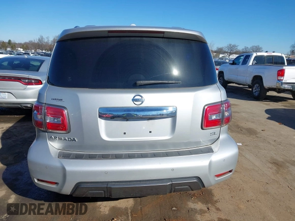 2019 Nissan Armada SL with VIN JN8AY2NDXK9085369, listed as a IAAI auction lot 41265930 with Not provided miles and . Bid and sale history available at DreamBid. Image 16.