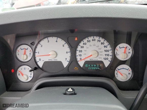 2006 Dodge Ram 1500 SLT with VIN 1D7HU18296J126661, listed as a Copart auction lot 50337145 with 228,654 mi miles and Salvage Title. Bid and sale history available at carsss.com. Image 9.