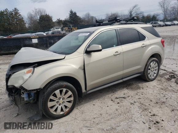 2010 Chevrolet Equinox LT w/2LT with VIN 2CNALPEW8A6394501, listed as a Copart auction lot 46941835 with 153,766 mi miles and Clean Title. Bid and sale history available at carsss.com. Image 1.