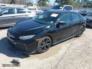 2017 Honda Civic Hatchback Sport with VIN SHHFK7H49HU207373, listed as a IAAI auction lot 41743256 with 98,881 mi miles. Bid and sale history available at carsss.com. Image 17.