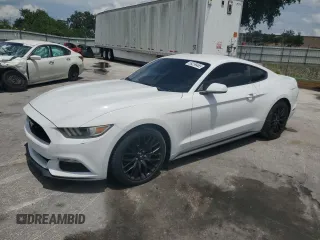 2015 Ford Mustang V6 with VIN 1FA6P8AM0F5350767, listed as a Copart auction lot 59239465 with 109,097 mi miles and Salvage title. Bid and sale history available at DreamBid. Image 1.