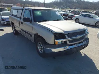 2004 Chevrolet Silverado 1500 Work Truck with VIN 1GCEC14X64Z332584, listed as a IAAI auction lot 41802624 with 165,172 mi miles. Bid and sale history available at carsss.com. Image 1.