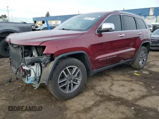 2021 Jeep Grand Cherokee 80th Anniversary with VIN 1C4RJFBG2MC502952, listed as a Copart auction lot 43415135 with 79,881 mi miles and Non Repairable. Bid and sale history available at carsss.com. Image 1.