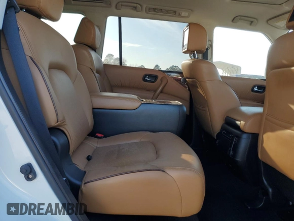 2018 Nissan Armada Platinum with VIN JN8AY2NF8J9331111, listed as a Copart auction lot 47265315 with 121,008 mi miles and Salvage Title. Bid and sale history available at carsss.com. Image 12.