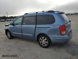 2007 Hyundai Entourage GLS with VIN KNDMC233X76029345, listed as a Copart auction lot 87003264 with 162,714 mi miles and Salvage Title. Bid and sale history available at carsss.com. Image 2.