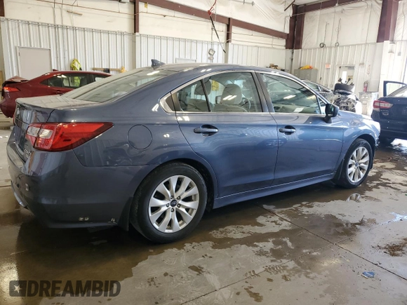 2017 Subaru Legacy Premium with VIN 4S3BNAD66H3033089, listed as a Copart auction lot 53162515 with 72,784 mi miles and Clean Title. Bid and sale history available at DreamBid. Image 3.