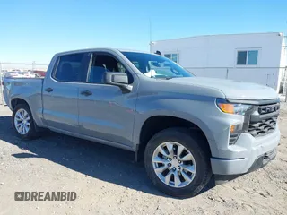 2024 Chevrolet Silverado 1500 Custom with VIN 1GCPABEK9RZ232509, listed as a IAAI auction lot 40923116 with 12,719 mi miles and . Bid and sale history available at DreamBid. Image 1.