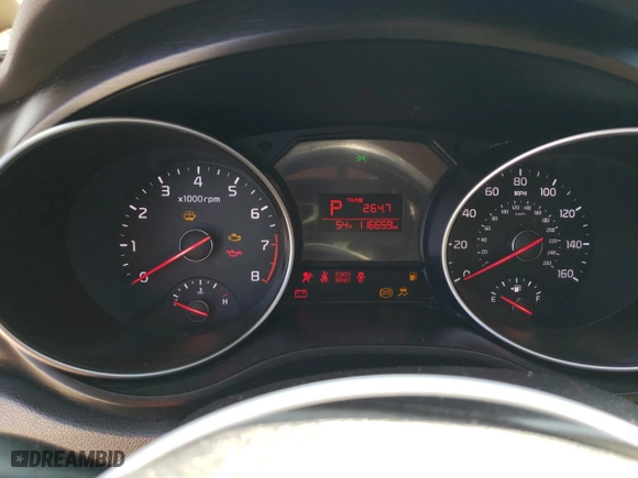 2015 Kia Sedona LX with VIN KNDMB5C1XF6044901, listed as a Copart auction lot 46844775 with 116,659 mi miles and Salvage Title. Bid and sale history available at carsss.com. Image 9.