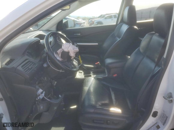 2016 Honda CR-V EX-L with VIN 5J6RM4H79GL051276, listed as a Copart auction lot 51551015 with 0 mi miles and Salvage Title. Bid and sale history available at carsss.com. Image 7.