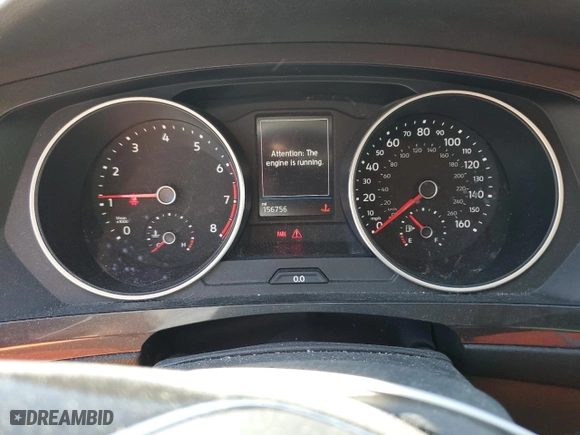 2019 Volkswagen Tiguan S with VIN 3VV1B7AXXKM190538, listed as a Copart auction lot 50244625 with 156,756 mi miles and Salvage Title. Bid and sale history available at carsss.com. Image 9.