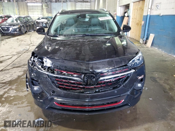 2021 Buick Encore GX Essence with VIN KL4MMFSL0MB089668, listed as a Copart auction lot 44696765 with 47,859 mi miles and Salvage title. Bid and sale history available at DreamBid. Image 5.