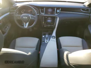 2024 Infiniti QX55 Luxe with VIN 3PCAJ5JR9RF108062, listed as a Copart auction lot 86250304 with 3,263 mi miles and Salvage Title. Bid and sale history available at DreamBid. Image 8.