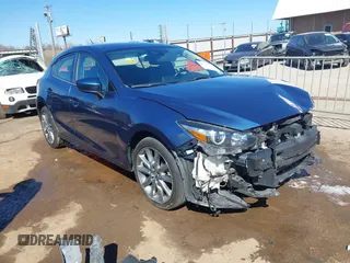 2018 Mazda 3 Touring with VIN 3MZBN1L36JM247119, listed as a IAAI auction lot 41724711 with 45,343 mi miles. Bid and sale history available at carsss.com. Image 1.