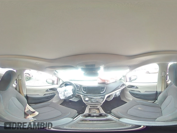 2021 Chrysler Pacifica Touring with VIN 2C4RC1FGXMR550164, listed as a Copart auction lot 57297585 with 10,222 mi miles and Salvage title. Bid and sale history available at DreamBid. Image 16.