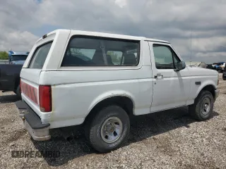 1996 Ford Bronco Custom with VIN 1FMEU15H7TLB45968, listed as a Copart auction lot 53925305 with 0 mi miles and Clean Title. Bid and sale history available at carsss.com. Image 3.
