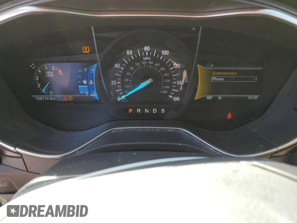 2017 Ford Fusion Titanium with VIN 3FA6P0K94HR115042, listed as a Copart auction lot 52416505 with 108,774 mi miles and Non repairable. Bid and sale history available at DreamBid. Image 9.
