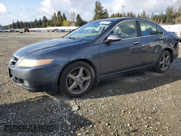 2004 Acura TSX with VIN JH4CL968X4C045374, listed as a Copart auction lot 50431295 with 0 mi miles and Salvage Title. Bid and sale history available at carsss.com. Image 1.