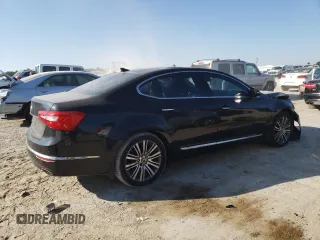 2015 Kia Cadenza Premium with VIN KNALN4D78F5173268, listed as a Copart auction lot 80953064 with 102,001 mi miles and Salvage Title. Bid and sale history available at carsss.com. Image 3.
